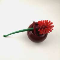 Cherry Shaped Toilet Brush with hold set  Bathroom Toilet Bathroom Brush